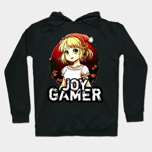 Kawaii Anime Girl Gamer Christmas Quote Hoodie